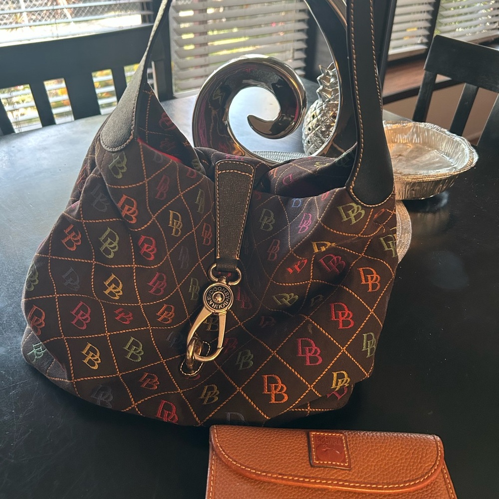 Dooney & Bourke Multicolor Signature Shoulder Bag